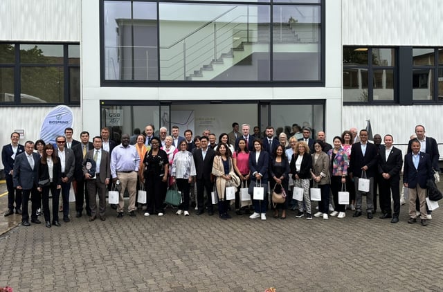 The World Visits BioSpring: Consular Corps Tours Frankfurt High-Tech Company